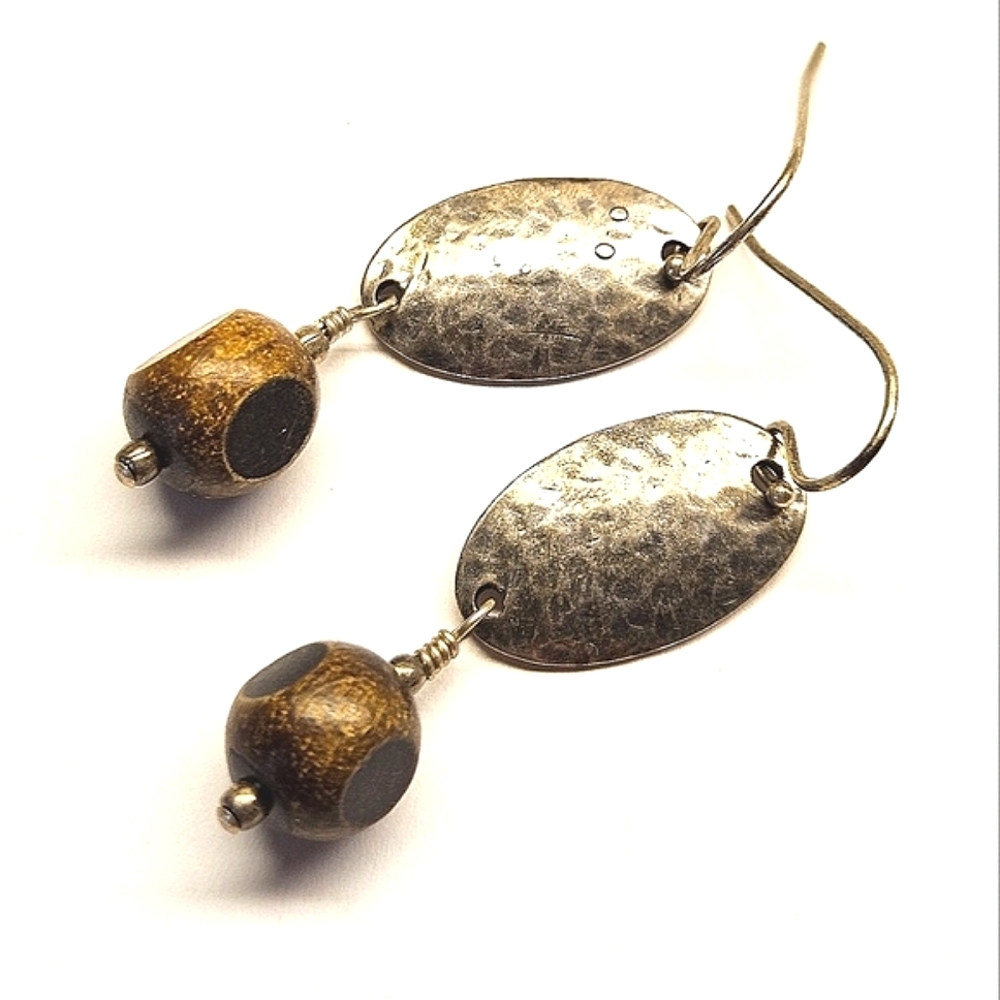 Sterling Silver Beaded Earrings
